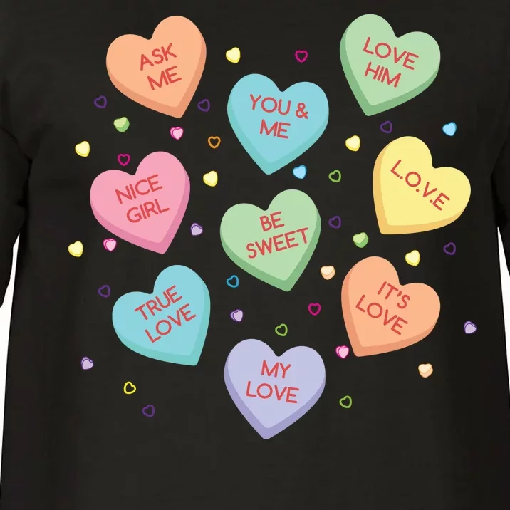 Valentine's Day Candy Hearts Comfort Colors T-Shirt