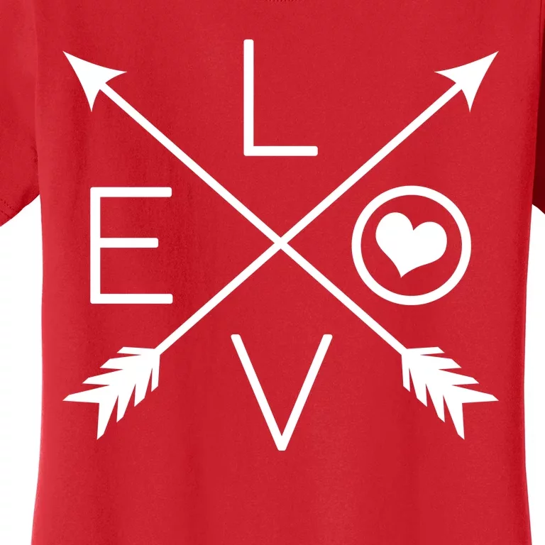 Valentines Day Love Arrows Women's T-Shirt