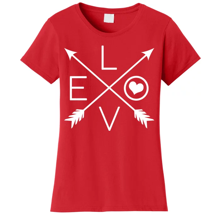 Valentines Day Love Arrows Women's T-Shirt