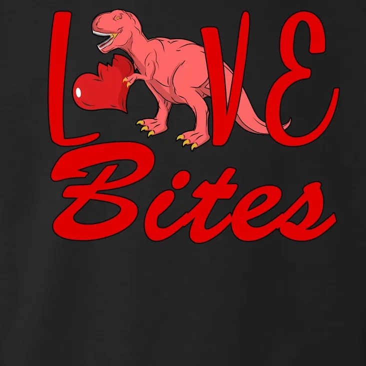 Valentines Day Love Bites Dinosaur Toddler Hoodie