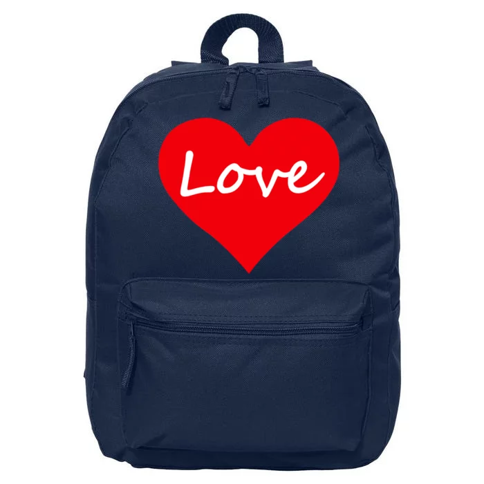 Valentine's Day Love Heart 16 in Basic Backpack