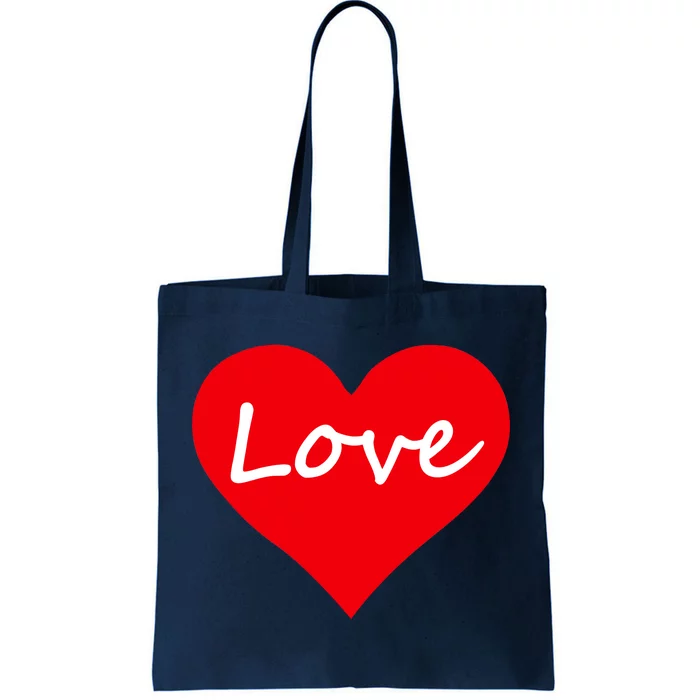 Valentine's Day Love Heart Tote Bag