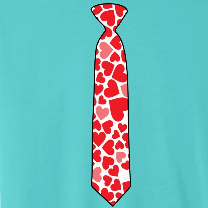 Valentine's Day Love Hearts Tie ChromaSoft Performance T-Shirt