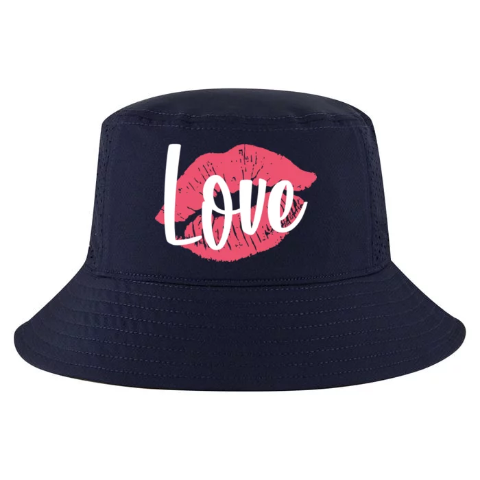 Valentines Day Love Lips Cool Comfort Performance Bucket Hat