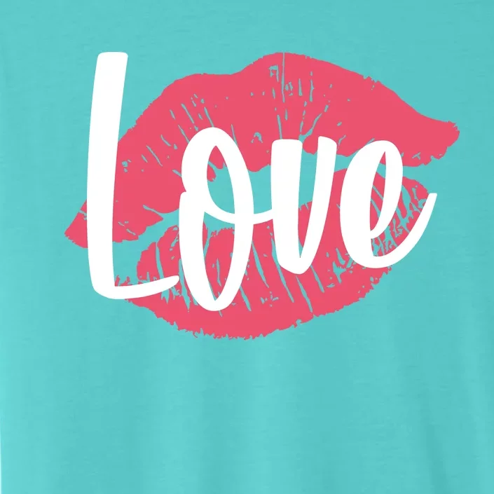 Valentines Day Love Lips ChromaSoft Performance T-Shirt