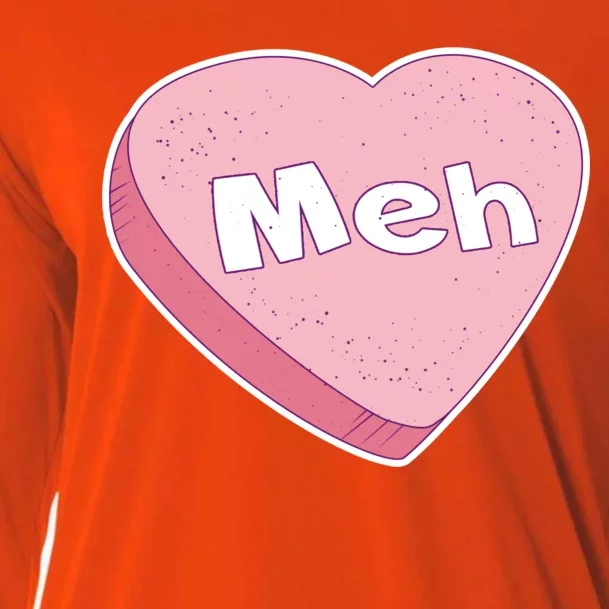 Valentine's Day Meh Conversation Heart Candy Cooling Performance Long Sleeve Crew