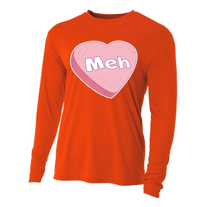 Valentine's Day Meh Conversation Heart Candy Cooling Performance Long Sleeve Crew