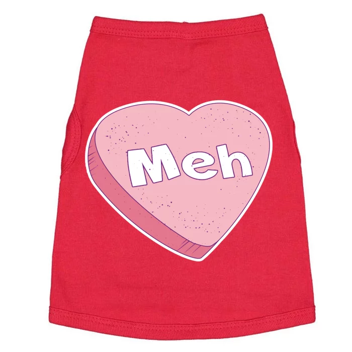 Valentine's Day Meh Conversation Heart Candy Doggie Tank