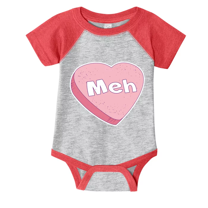 Valentine's Day Meh Conversation Heart Candy Infant Baby Jersey Bodysuit