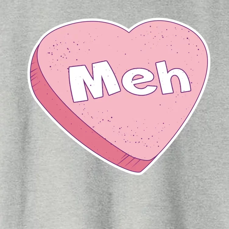 Valentine's Day Meh Conversation Heart Candy Women's Crop Top Tee