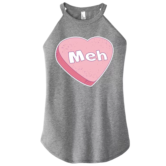 Valentine's Day Meh Conversation Heart Candy Women’s Perfect Tri Rocker Tank