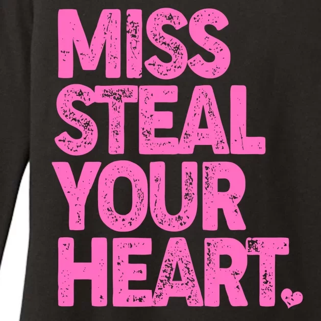 Valentine's Day Miss Steal Your Heart Womens CVC Long Sleeve Shirt