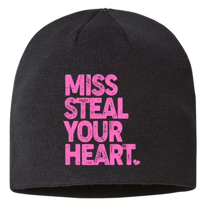 Valentine's Day Miss Steal Your Heart 8 1/2in Sustainable Knit Beanie