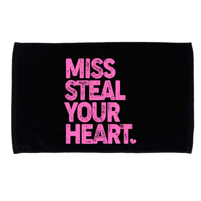 Valentine's Day Miss Steal Your Heart Microfiber Hand Towel