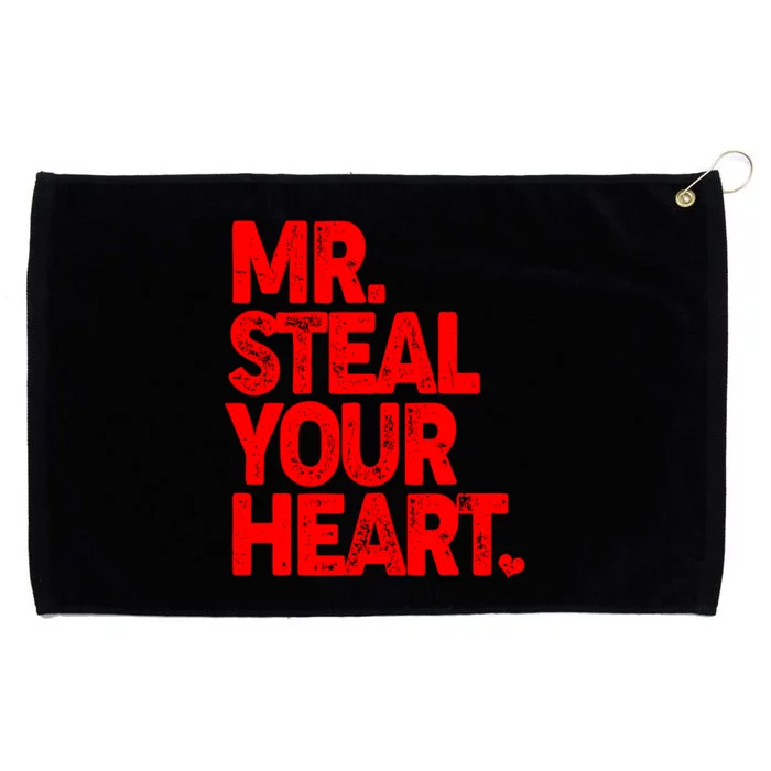 Valentine's Day Mr Steal Your Heart Grommeted Golf Towel