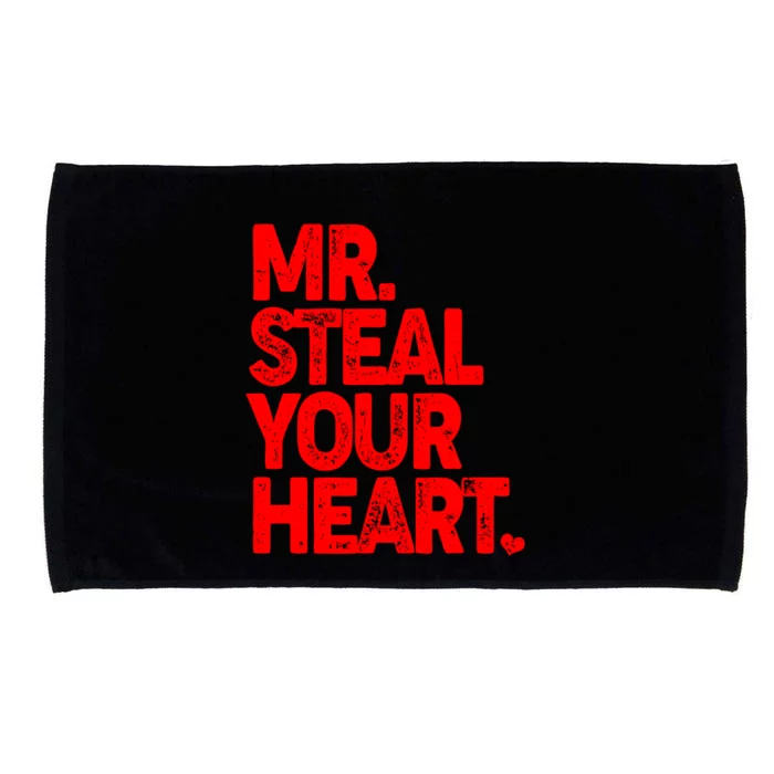 Valentine's Day Mr Steal Your Heart Microfiber Hand Towel