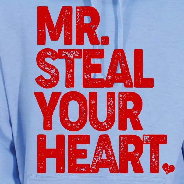 Valentine's Day Mr Steal Your Heart Unisex Surf Hoodie