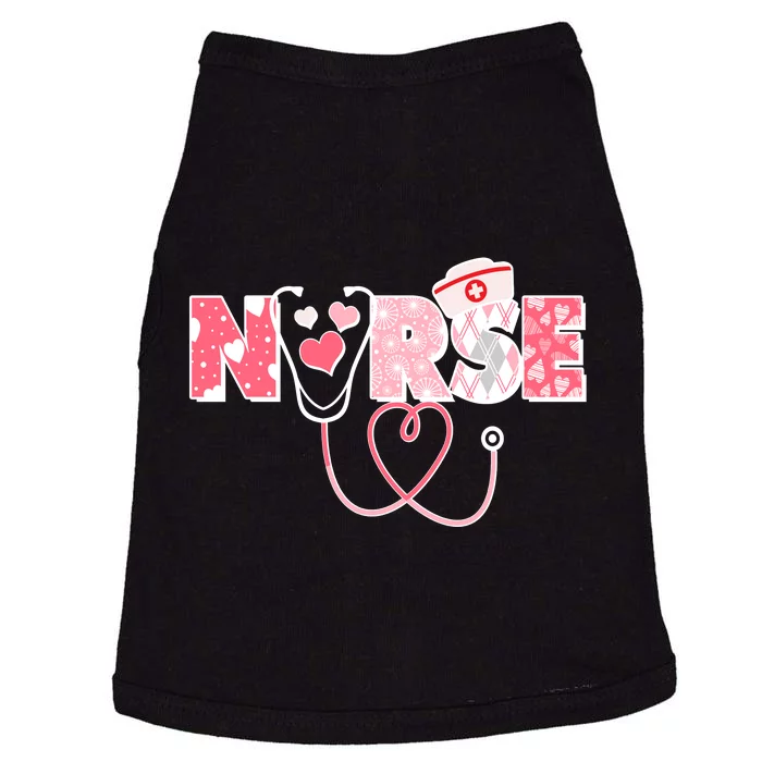 Valentine's Day Nurse Love Doggie Tank