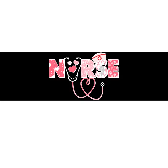 Valentine's Day Nurse Love Bumper Sticker