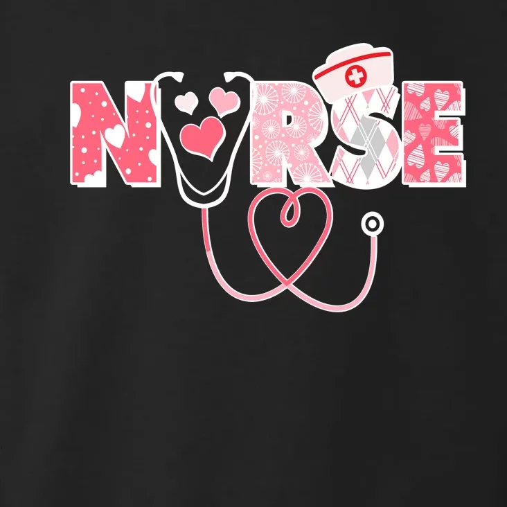 Valentine's Day Nurse Love Toddler Hoodie