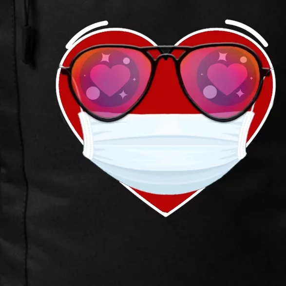 Valentines Day Quarantine Mask Heart Daily Commute Backpack