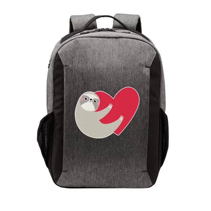 Valentines Day Sloth Heart Vector Backpack