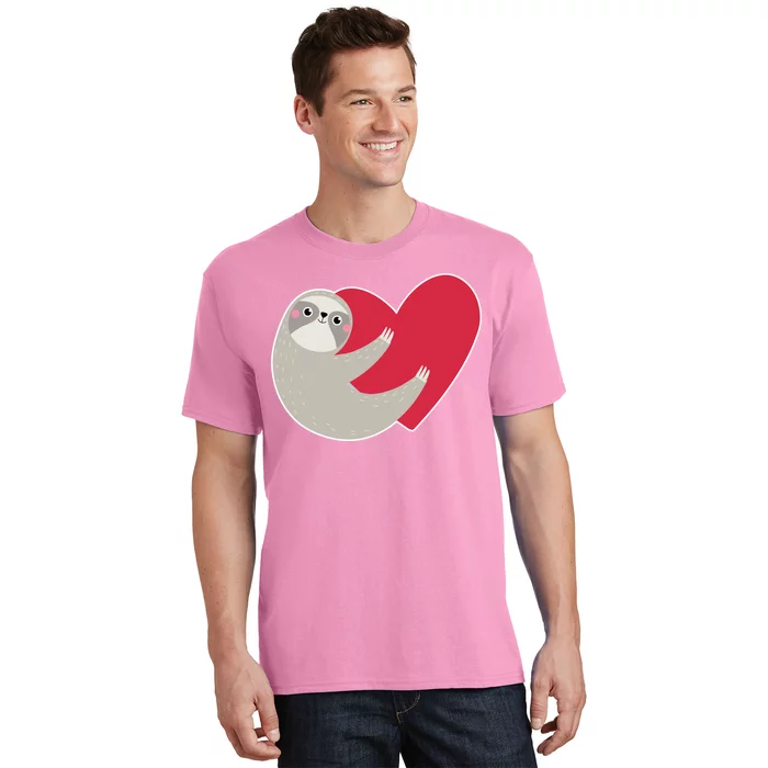 Valentines Day Sloth Heart T-Shirt