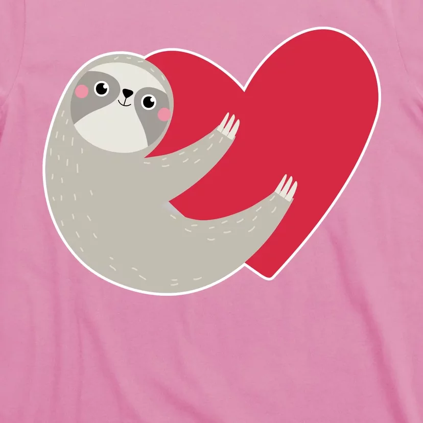 Valentines Day Sloth Heart T-Shirt