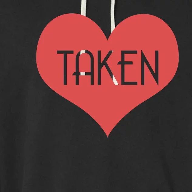 Valentine's Day Taken Heart Garment-Dyed Fleece Hoodie