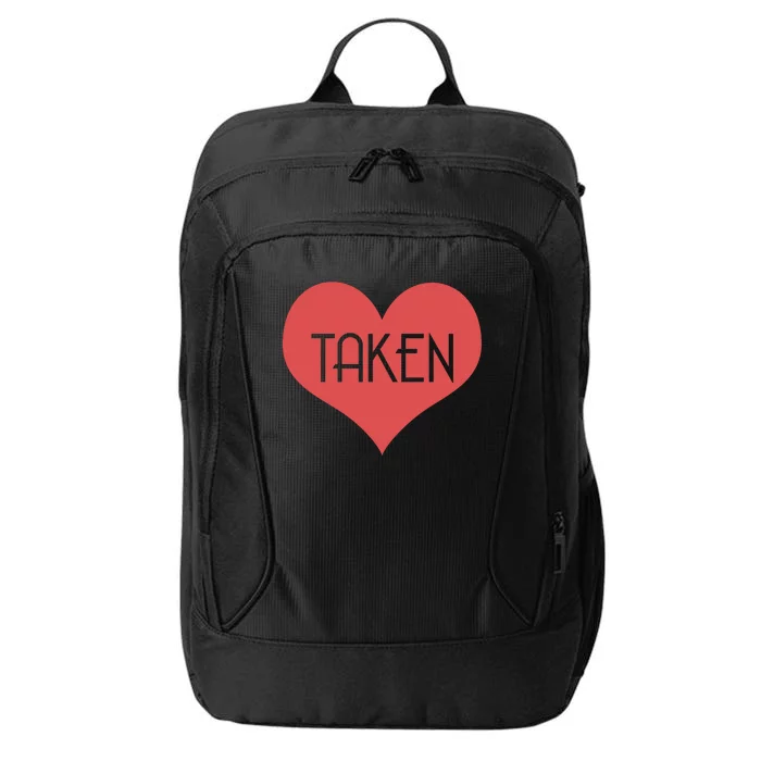 Valentine's Day Taken Heart City Backpack