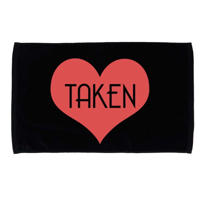 Valentine's Day Taken Heart Microfiber Hand Towel