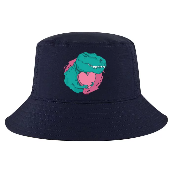 Valentines T-Rex Heart Cool Comfort Performance Bucket Hat