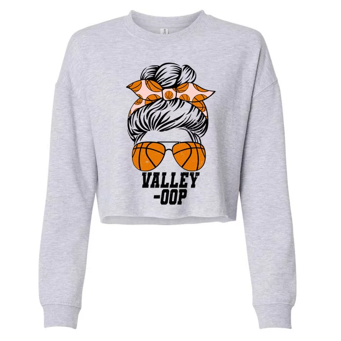 Valley OOP Phoenix Basketball Fan Cropped Pullover Crew