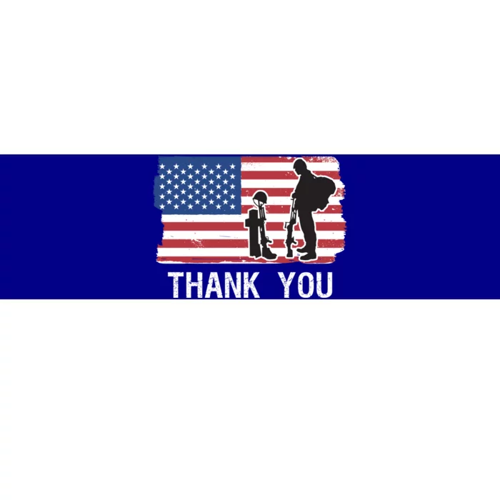 Veteran Appreciation Military Memorial / Honor Remember Usa Cool Gift Bumper Sticker