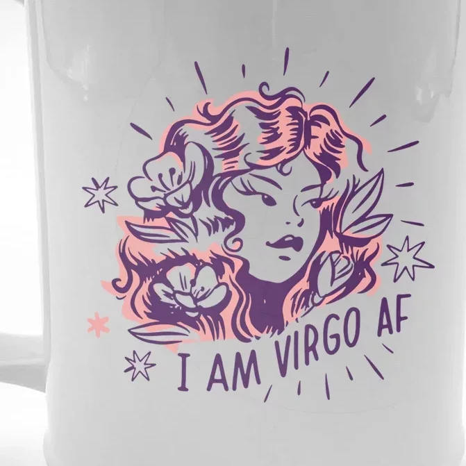 Virgo Astrology Meaningful Gift Front & Back Beer Stein