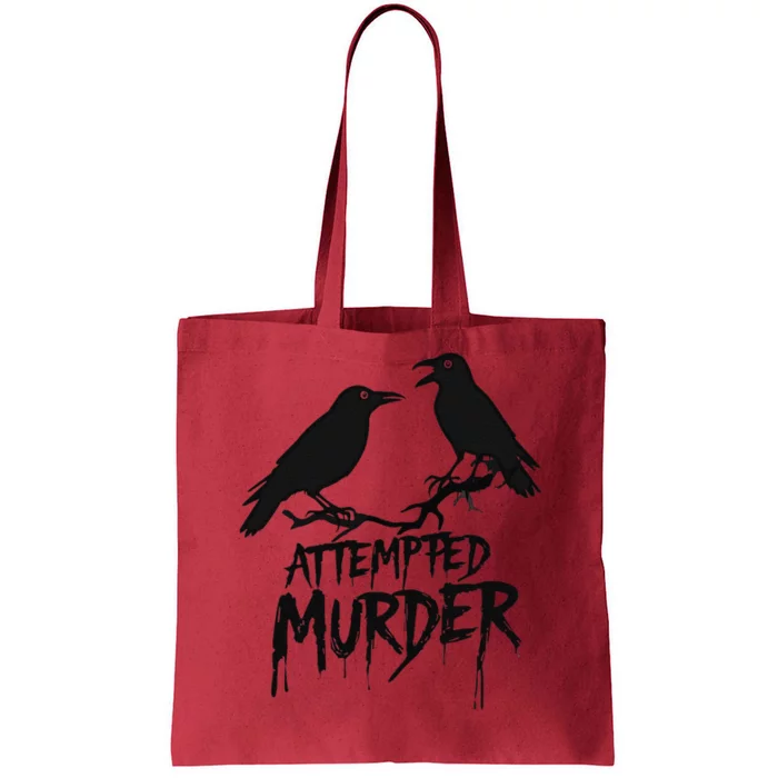 Vintage Attempted Murders Lazy Halloween Costume Tote Bag