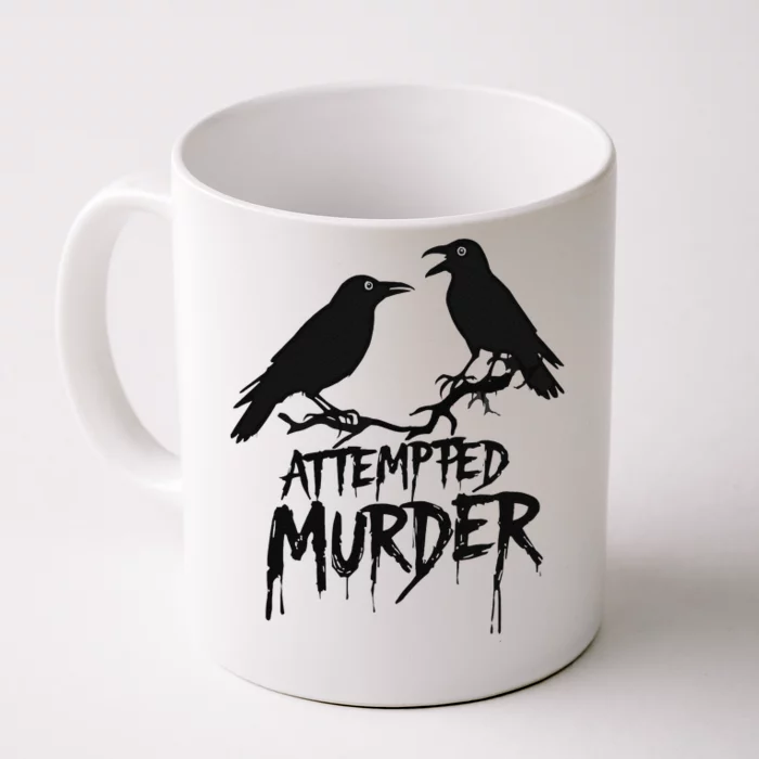 Vintage Attempted Murders Lazy Halloween Costume Front & Back Coffee Mug