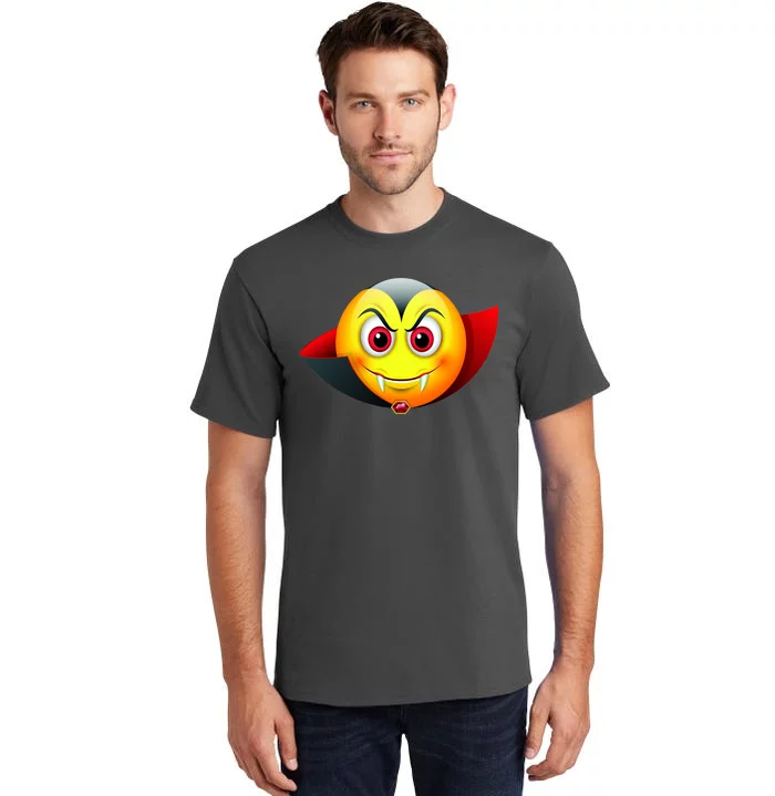 Vampire Halloween Emoji Tall T-Shirt