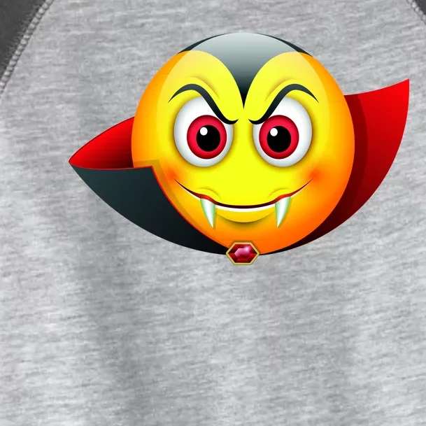 Vampire Halloween Emoji Toddler Fine Jersey T-Shirt