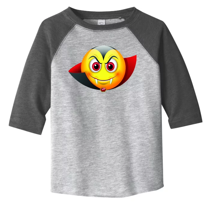 Vampire Halloween Emoji Toddler Fine Jersey T-Shirt