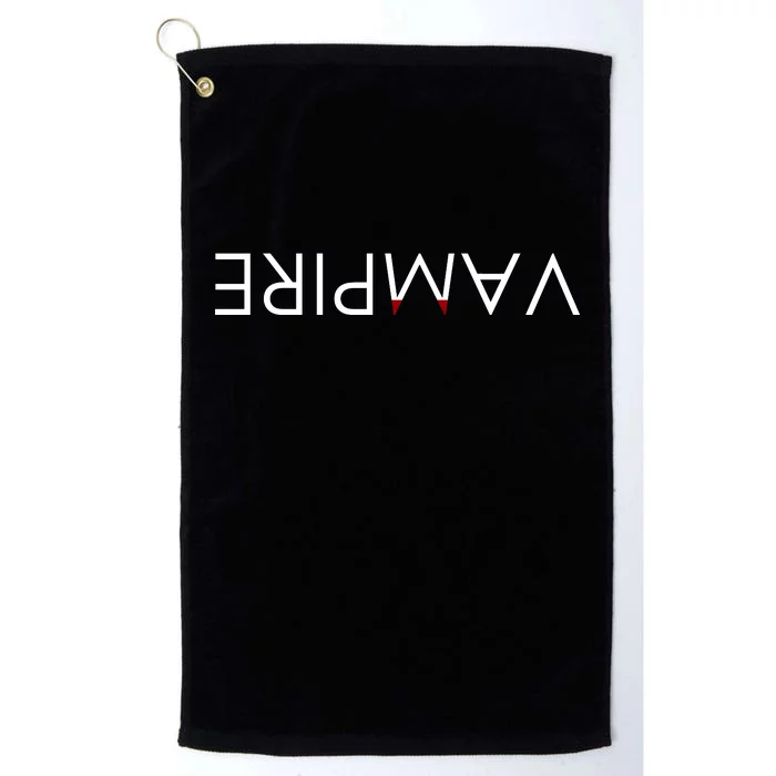 VaMpire Teeth Logo Platinum Collection Golf Towel