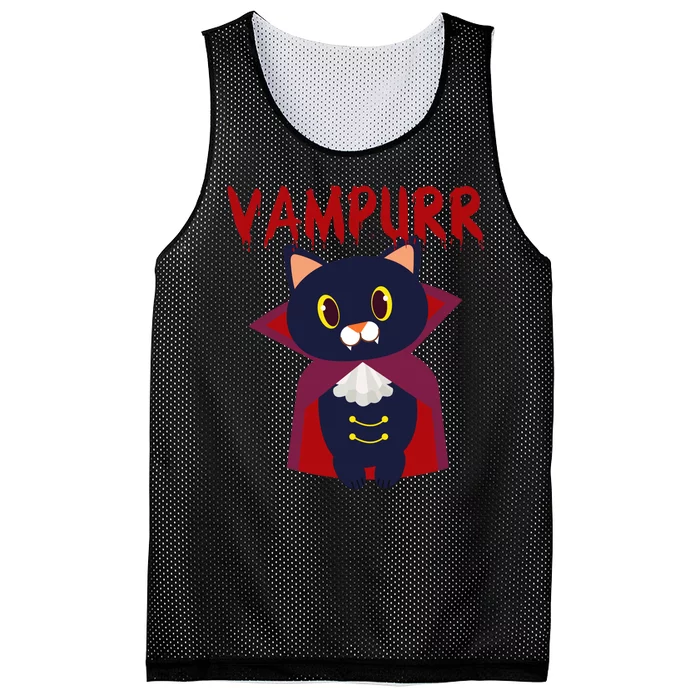 Vampurr Vampire Cat Mesh Reversible Basketball Jersey Tank