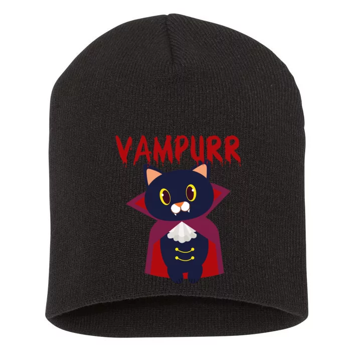 Vampurr Vampire Cat Short Acrylic Beanie