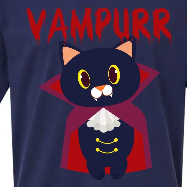 Vampurr Vampire Cat Sueded Cloud Jersey T-Shirt