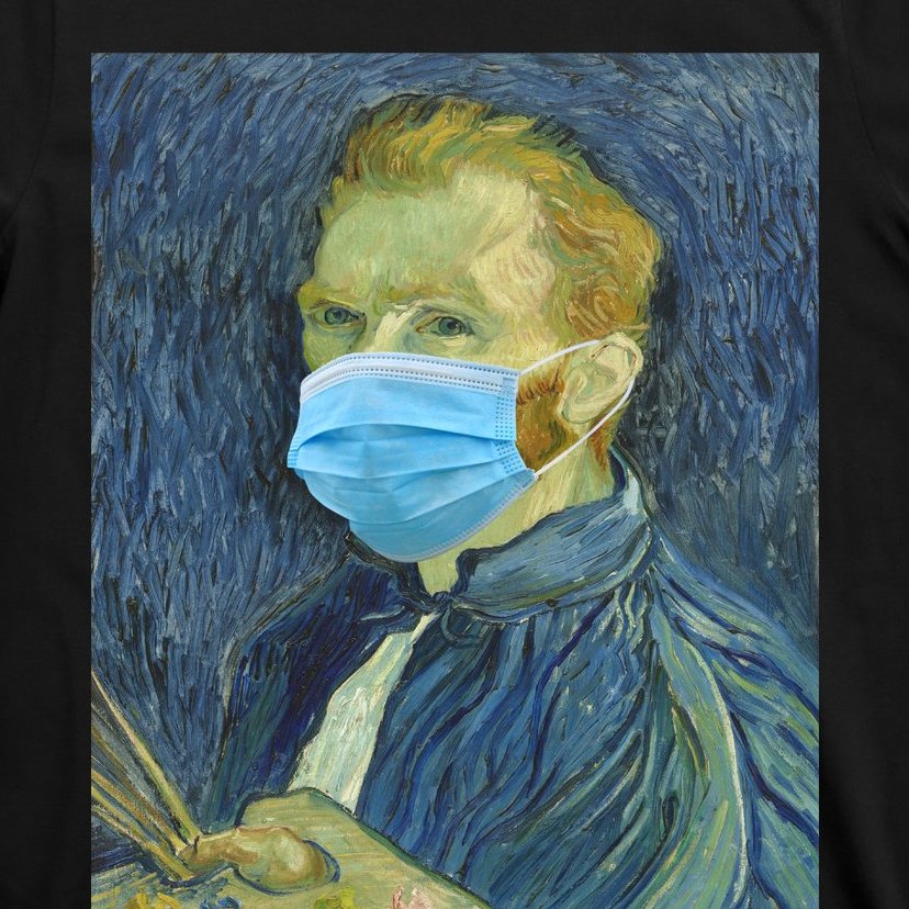 Van Gogh Funny Quarantine Mask T-Shirt | TeeShirtPalace