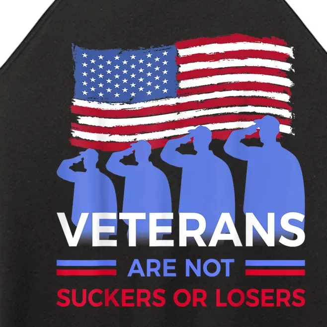 Veterans Are Not Suckers Or Losers Women’s Perfect Tri Rocker Tank