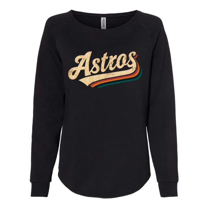 Vintage A.S.T.R.O.S Name Retro Style 70s 80s Womens California Wash Sweatshirt