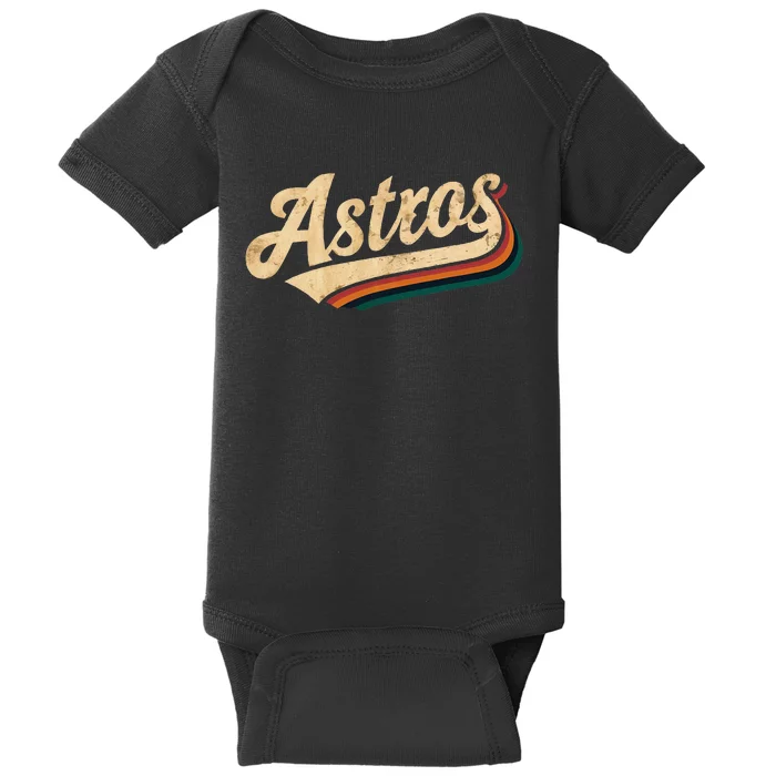 Vintage A.S.T.R.O.S Name Retro Style 70s 80s Baby Bodysuit