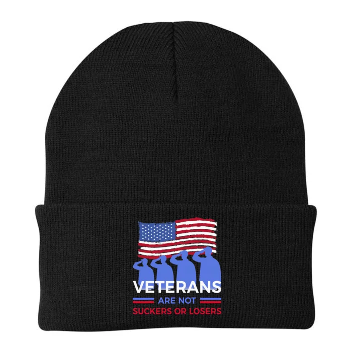 Veterans Are Not Suckers Or Losers Knit Cap Winter Beanie