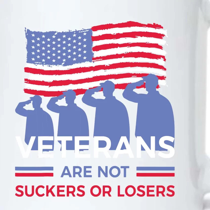 Veterans Are Not Suckers Or Losers Black Color Changing Mug